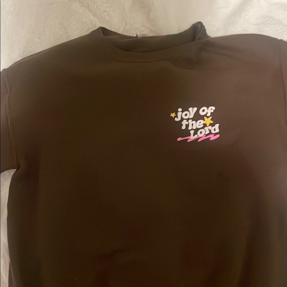 SHEIN Brown Sweatshirt Hoodie Casual Style